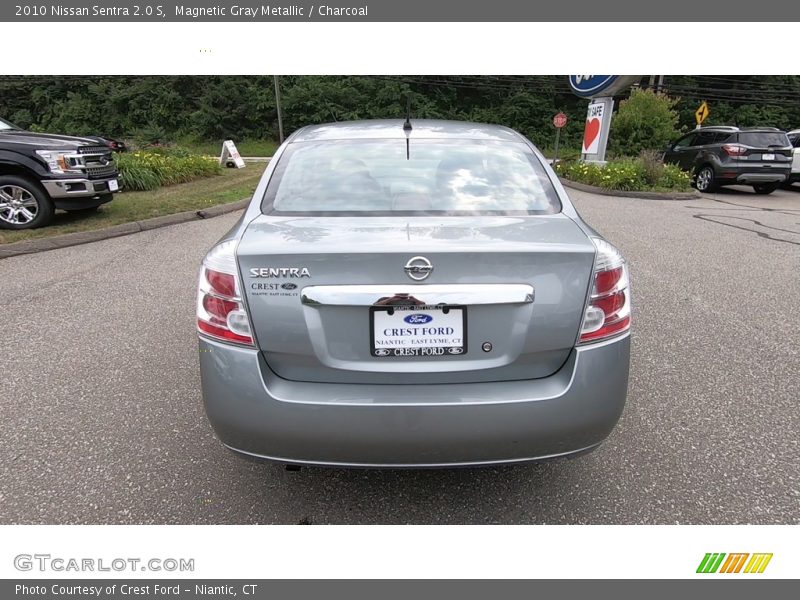 Magnetic Gray Metallic / Charcoal 2010 Nissan Sentra 2.0 S