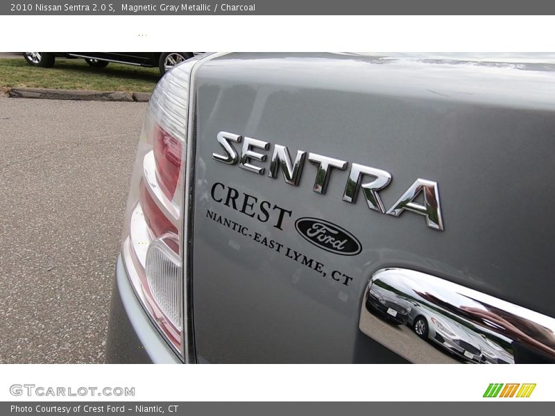 Magnetic Gray Metallic / Charcoal 2010 Nissan Sentra 2.0 S