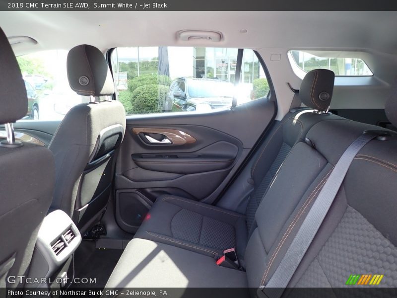 Summit White / ­Jet Black 2018 GMC Terrain SLE AWD