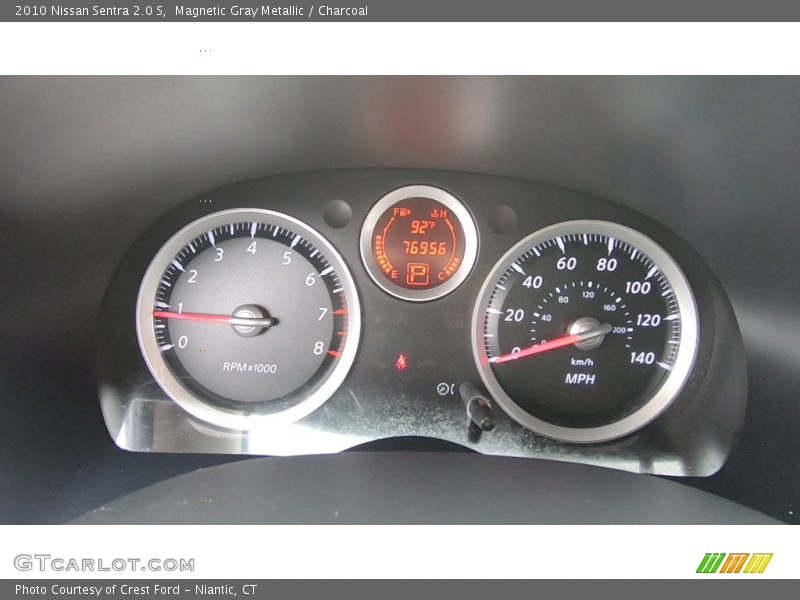 Magnetic Gray Metallic / Charcoal 2010 Nissan Sentra 2.0 S