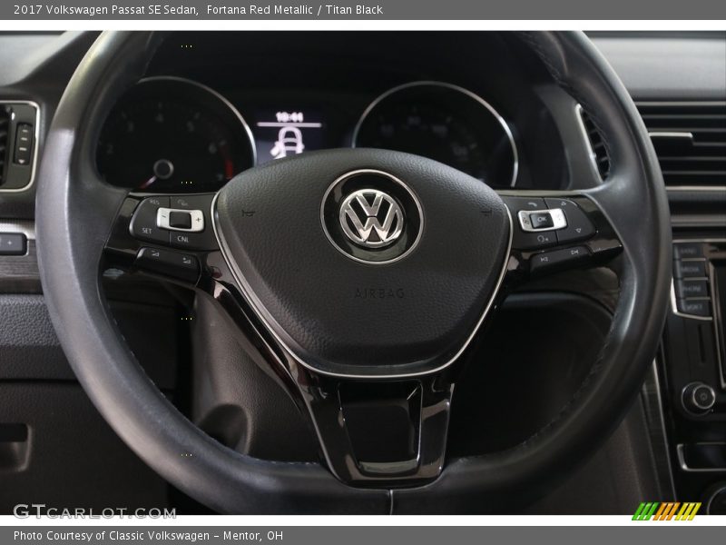 Fortana Red Metallic / Titan Black 2017 Volkswagen Passat SE Sedan