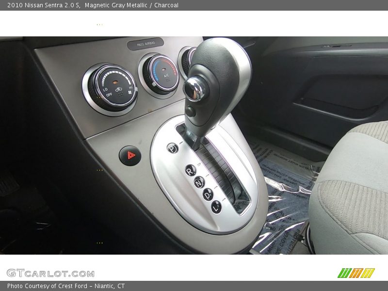 Magnetic Gray Metallic / Charcoal 2010 Nissan Sentra 2.0 S