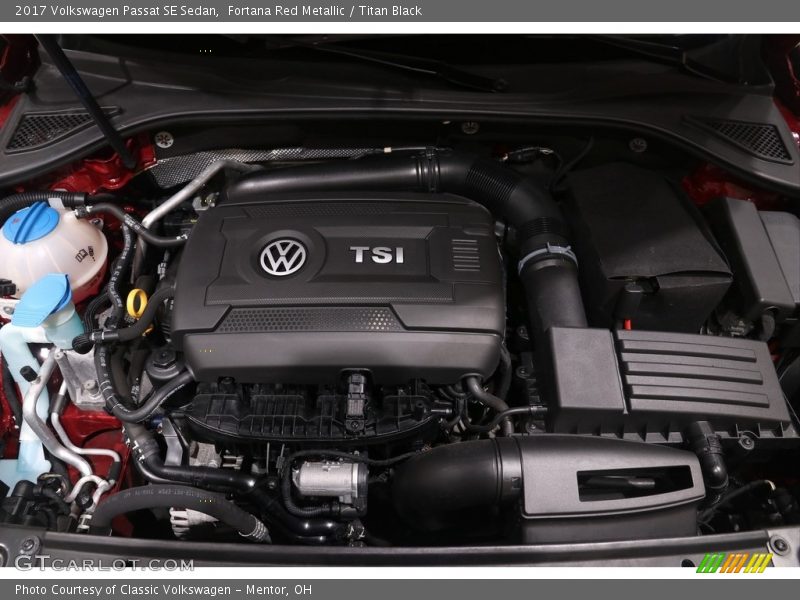 Fortana Red Metallic / Titan Black 2017 Volkswagen Passat SE Sedan