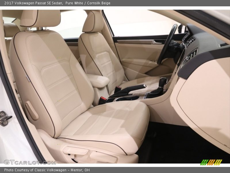 Pure White / Cornsilk Beige 2017 Volkswagen Passat SE Sedan