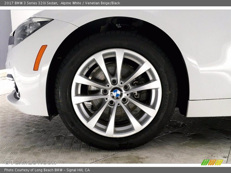 Alpine White / Venetian Beige/Black 2017 BMW 3 Series 320i Sedan