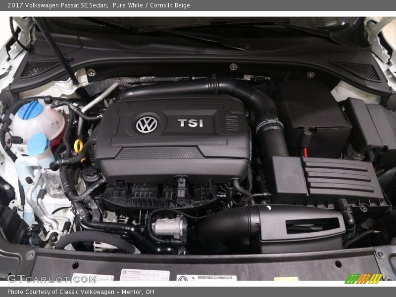 Pure White / Cornsilk Beige 2017 Volkswagen Passat SE Sedan