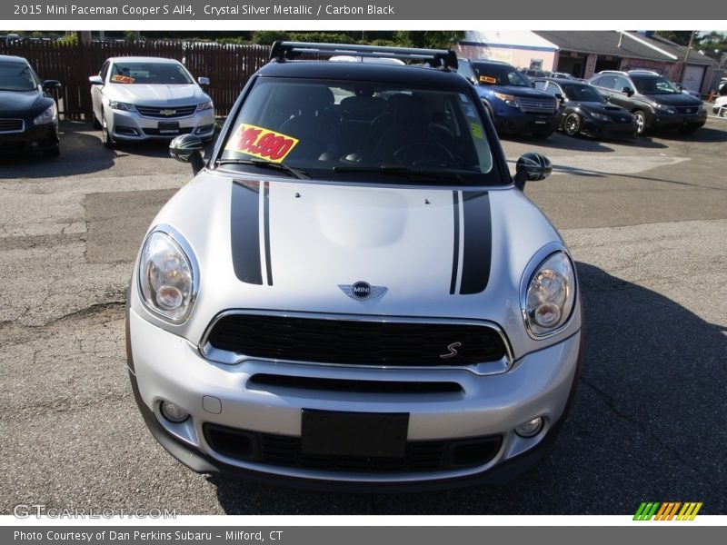 Crystal Silver Metallic / Carbon Black 2015 Mini Paceman Cooper S All4