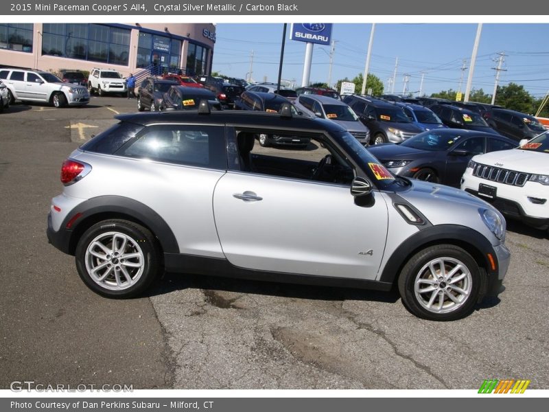 Crystal Silver Metallic / Carbon Black 2015 Mini Paceman Cooper S All4