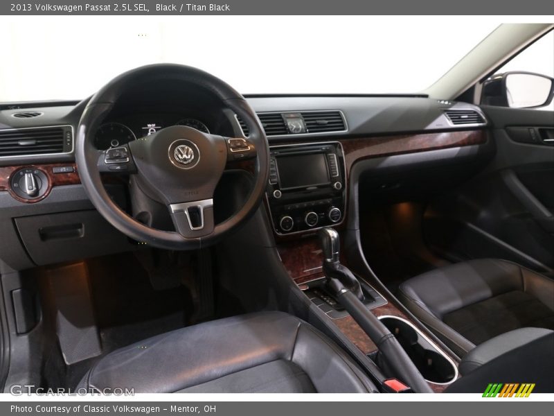  2013 Passat 2.5L SEL Titan Black Interior