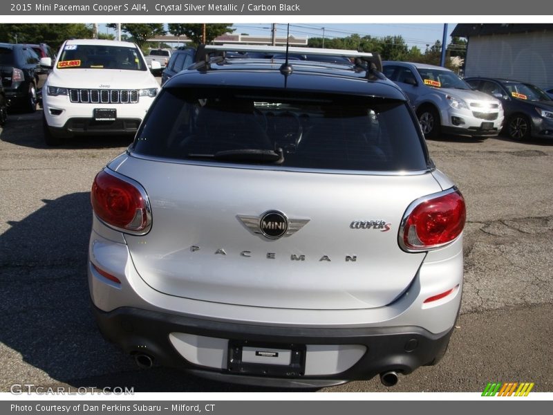 Crystal Silver Metallic / Carbon Black 2015 Mini Paceman Cooper S All4