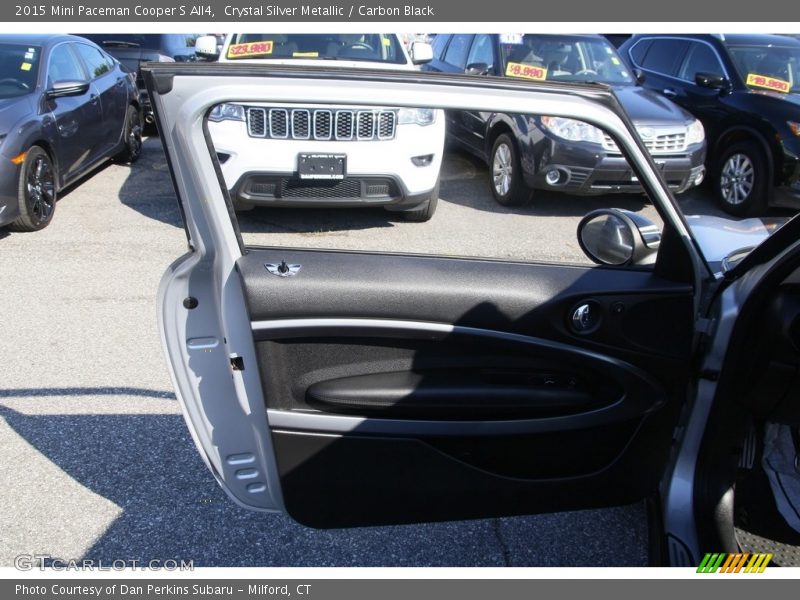 Crystal Silver Metallic / Carbon Black 2015 Mini Paceman Cooper S All4