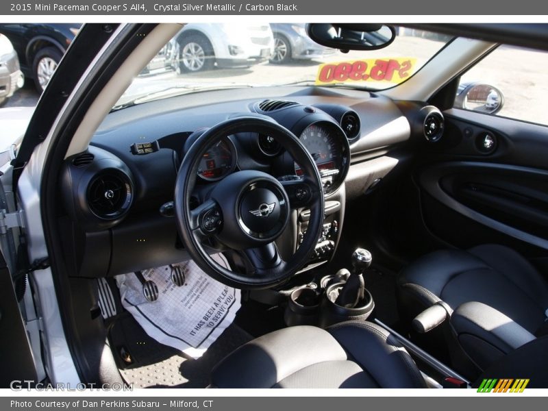 Crystal Silver Metallic / Carbon Black 2015 Mini Paceman Cooper S All4