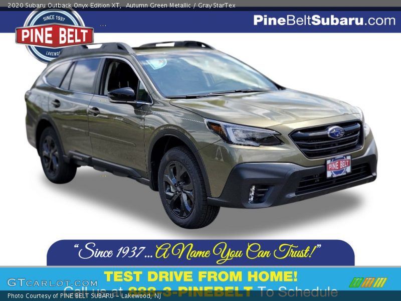 Autumn Green Metallic / Gray StarTex 2020 Subaru Outback Onyx Edition XT