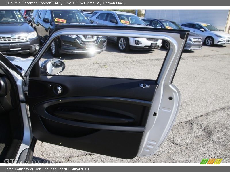 Crystal Silver Metallic / Carbon Black 2015 Mini Paceman Cooper S All4