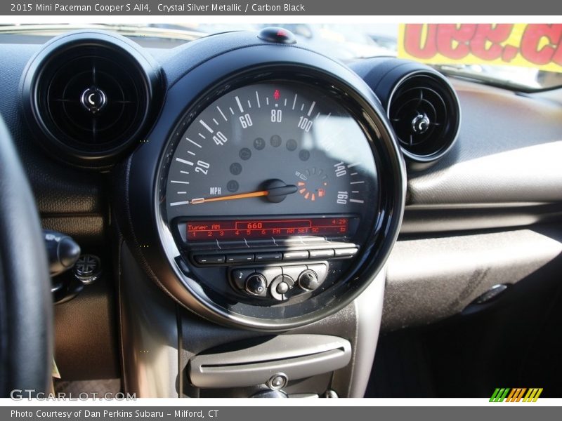 Crystal Silver Metallic / Carbon Black 2015 Mini Paceman Cooper S All4