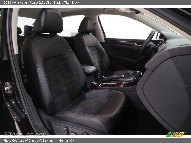 Front Seat of 2013 Passat 2.5L SEL