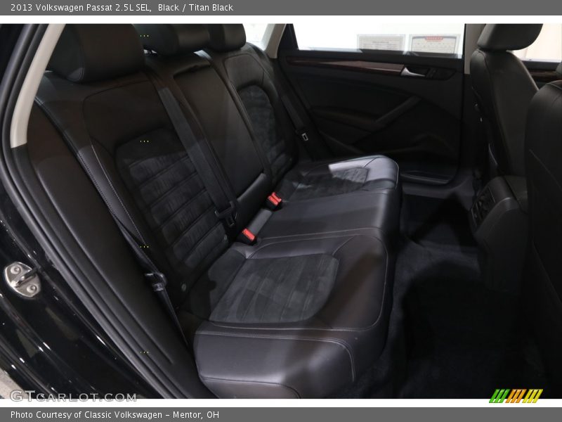 Rear Seat of 2013 Passat 2.5L SEL