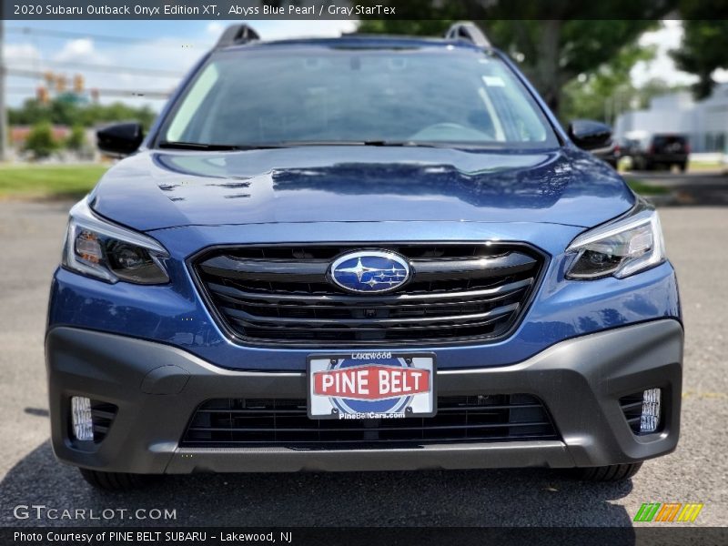 Abyss Blue Pearl / Gray StarTex 2020 Subaru Outback Onyx Edition XT