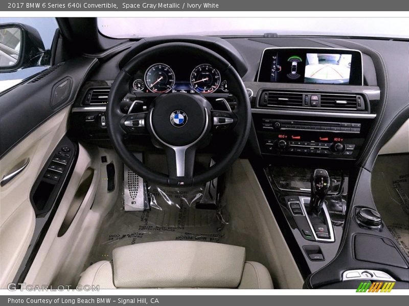 Dashboard of 2017 6 Series 640i Convertible