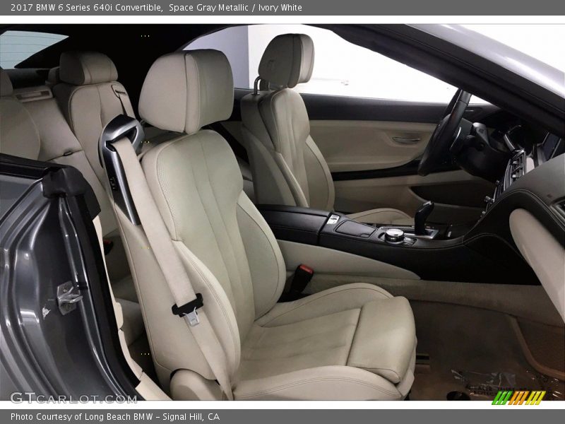 Front Seat of 2017 6 Series 640i Convertible