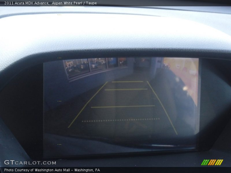 Aspen White Pearl / Taupe 2011 Acura MDX Advance
