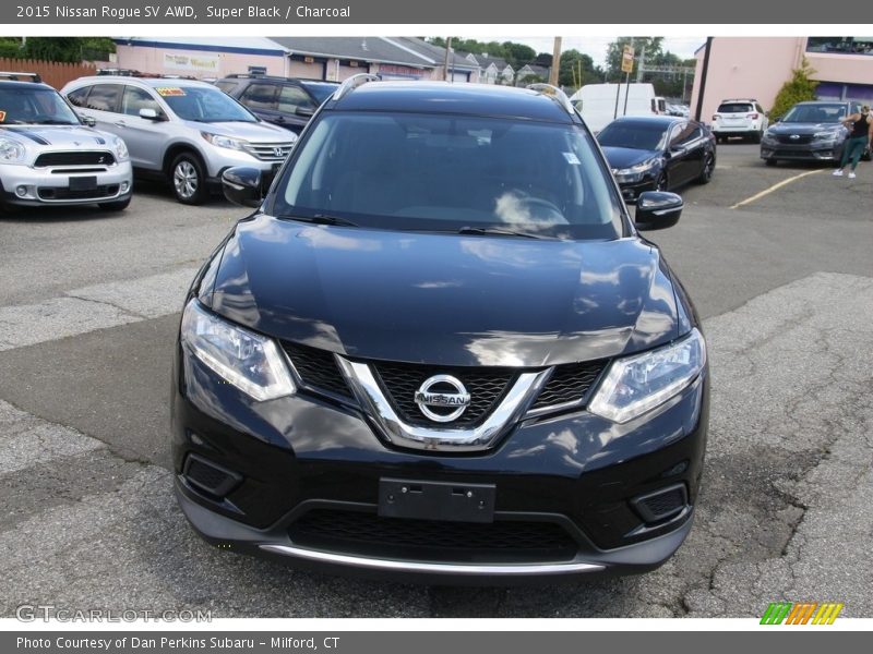 Super Black / Charcoal 2015 Nissan Rogue SV AWD