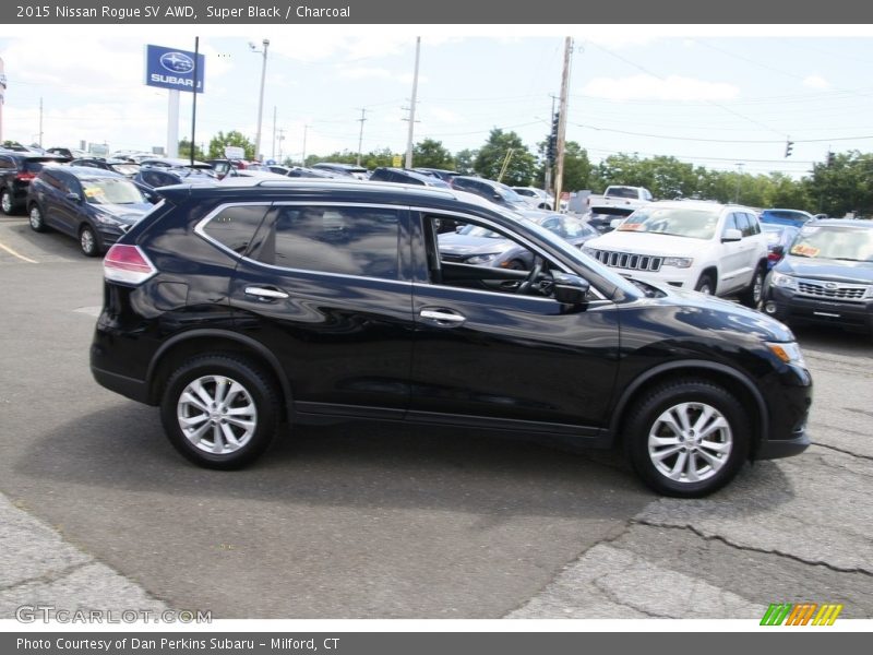 Super Black / Charcoal 2015 Nissan Rogue SV AWD