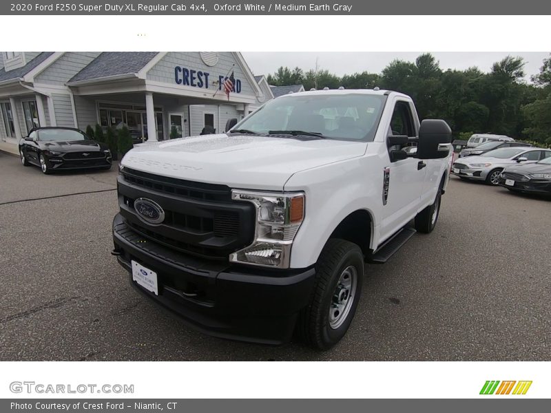Oxford White / Medium Earth Gray 2020 Ford F250 Super Duty XL Regular Cab 4x4