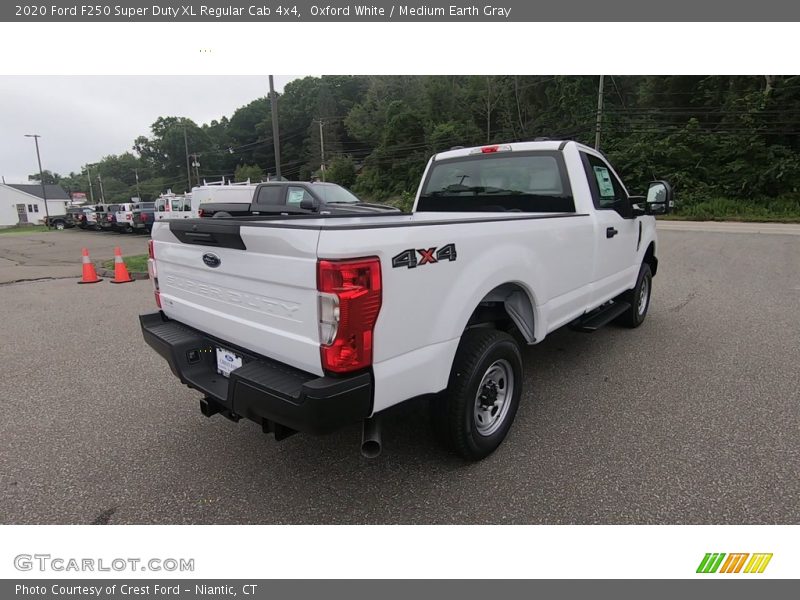 Oxford White / Medium Earth Gray 2020 Ford F250 Super Duty XL Regular Cab 4x4