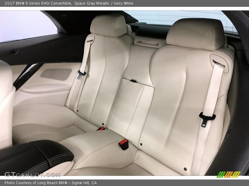 Rear Seat of 2017 6 Series 640i Convertible