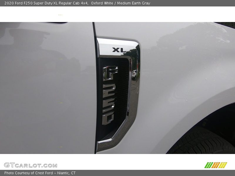 Oxford White / Medium Earth Gray 2020 Ford F250 Super Duty XL Regular Cab 4x4
