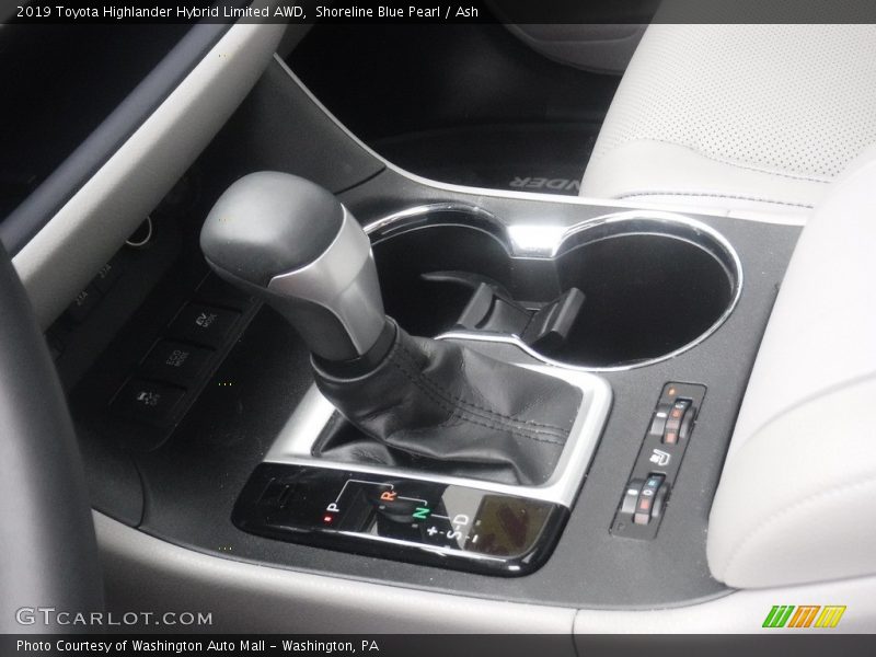 Shoreline Blue Pearl / Ash 2019 Toyota Highlander Hybrid Limited AWD