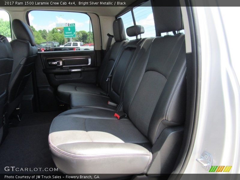 Rear Seat of 2017 1500 Laramie Crew Cab 4x4