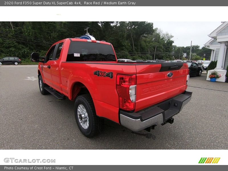 Race Red / Medium Earth Gray 2020 Ford F350 Super Duty XL SuperCab 4x4