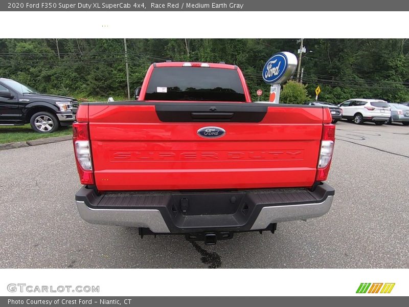 Race Red / Medium Earth Gray 2020 Ford F350 Super Duty XL SuperCab 4x4