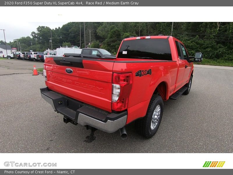 Race Red / Medium Earth Gray 2020 Ford F350 Super Duty XL SuperCab 4x4