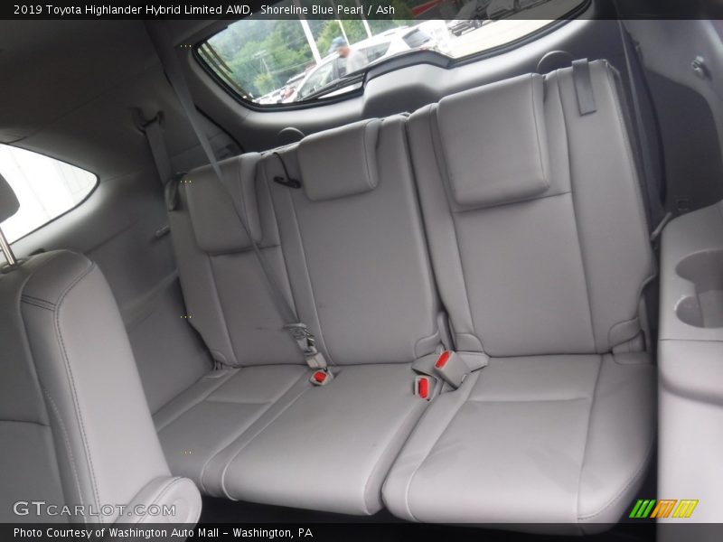 Shoreline Blue Pearl / Ash 2019 Toyota Highlander Hybrid Limited AWD
