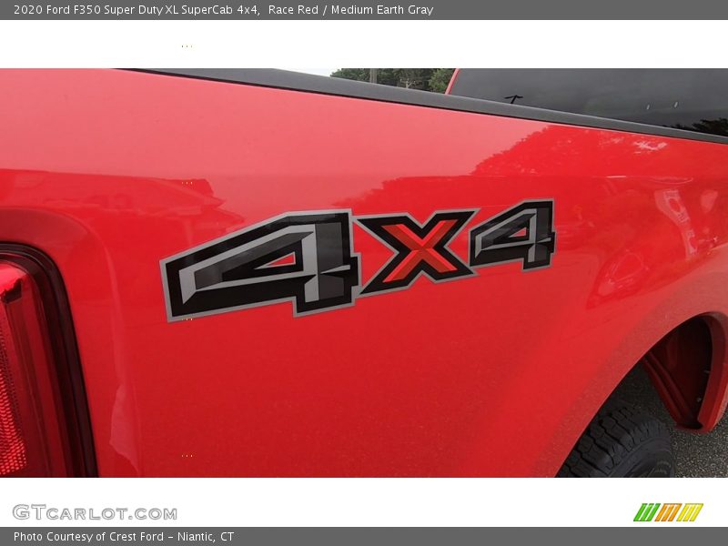 Race Red / Medium Earth Gray 2020 Ford F350 Super Duty XL SuperCab 4x4