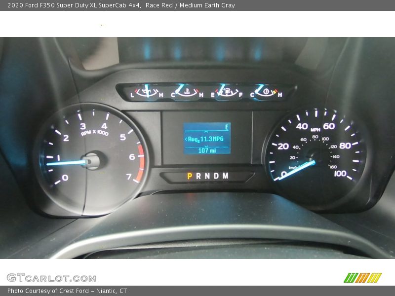 Race Red / Medium Earth Gray 2020 Ford F350 Super Duty XL SuperCab 4x4
