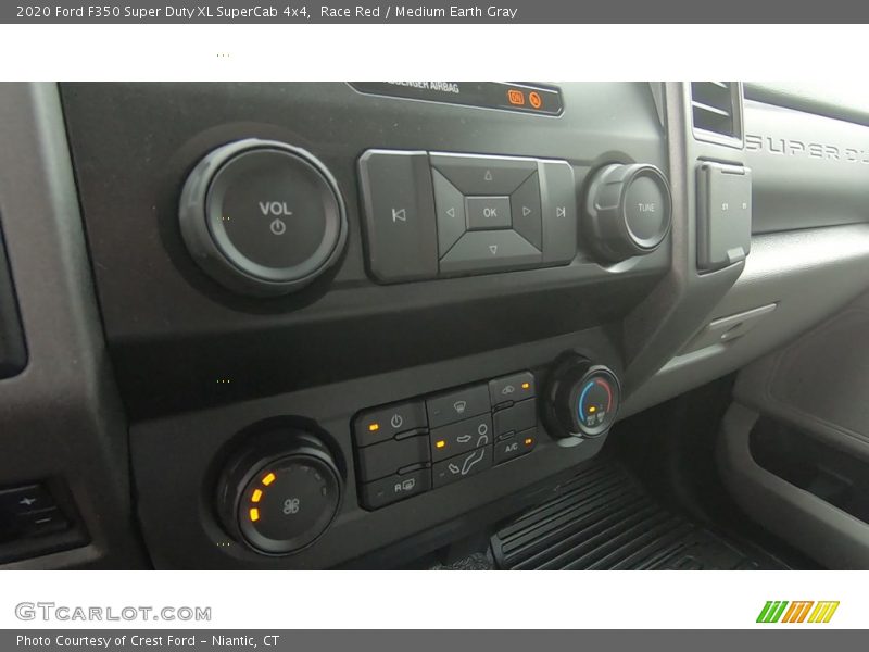 Race Red / Medium Earth Gray 2020 Ford F350 Super Duty XL SuperCab 4x4