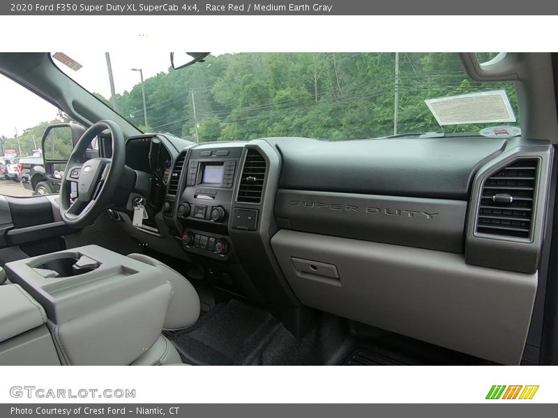 Race Red / Medium Earth Gray 2020 Ford F350 Super Duty XL SuperCab 4x4