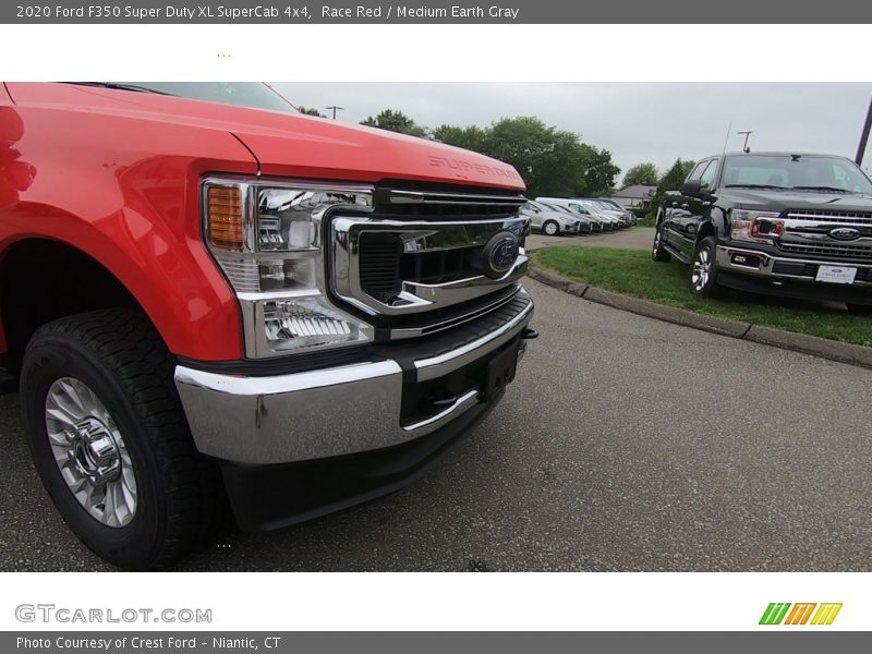 Race Red / Medium Earth Gray 2020 Ford F350 Super Duty XL SuperCab 4x4