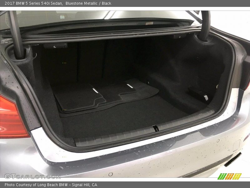 Bluestone Metallic / Black 2017 BMW 5 Series 540i Sedan