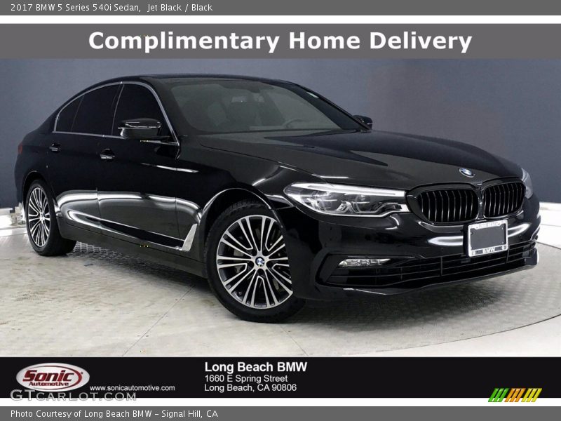 Jet Black / Black 2017 BMW 5 Series 540i Sedan