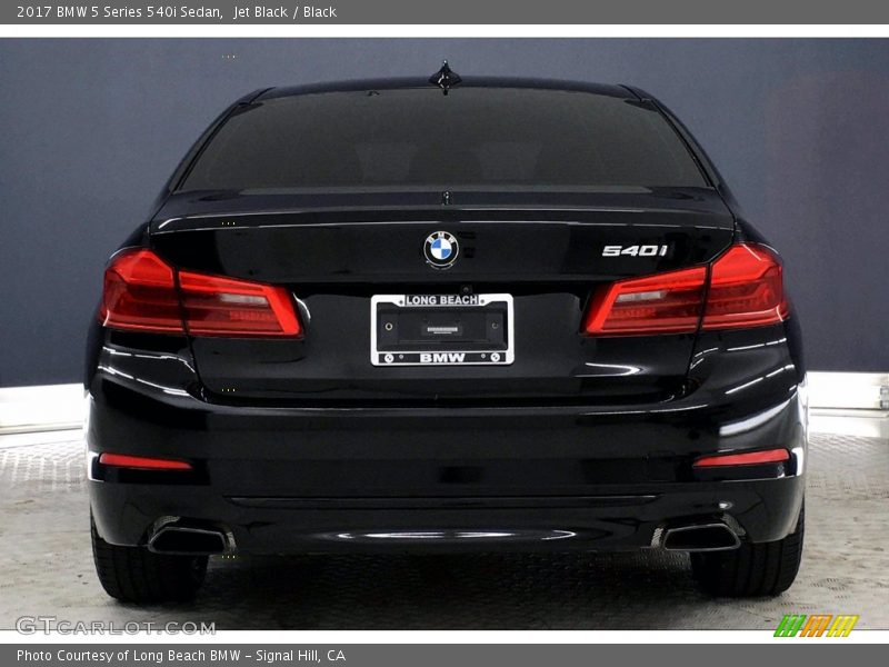 Jet Black / Black 2017 BMW 5 Series 540i Sedan