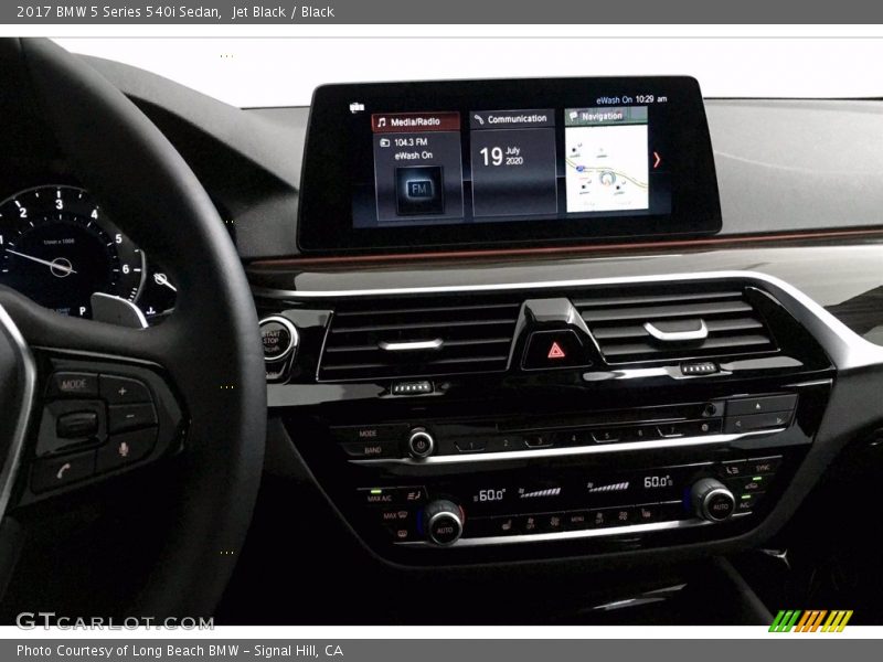 Jet Black / Black 2017 BMW 5 Series 540i Sedan
