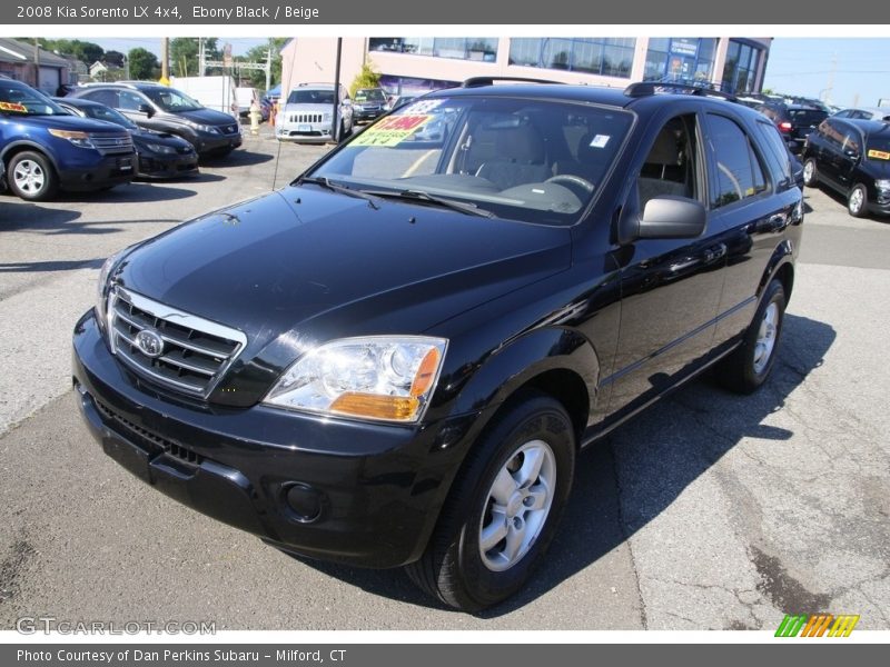 Ebony Black / Beige 2008 Kia Sorento LX 4x4