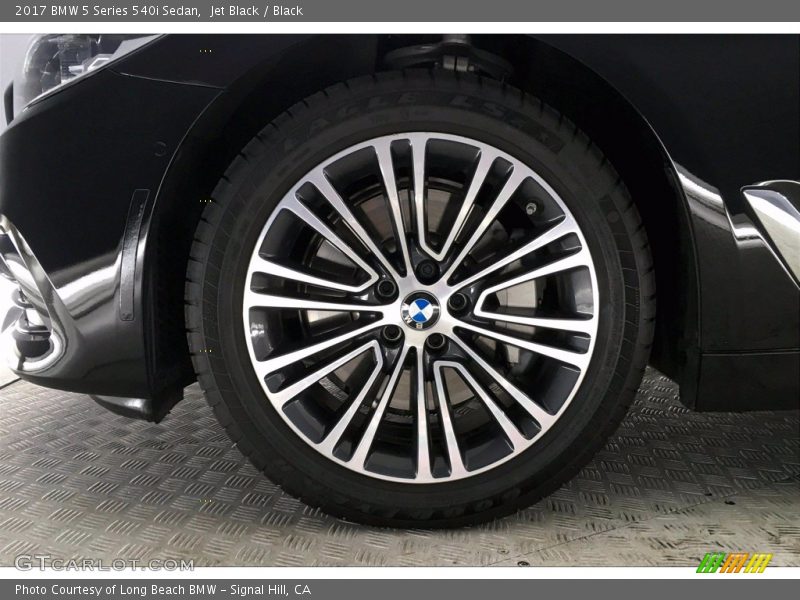 Jet Black / Black 2017 BMW 5 Series 540i Sedan
