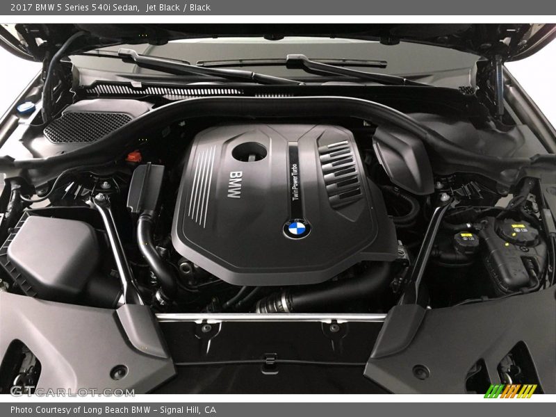 Jet Black / Black 2017 BMW 5 Series 540i Sedan