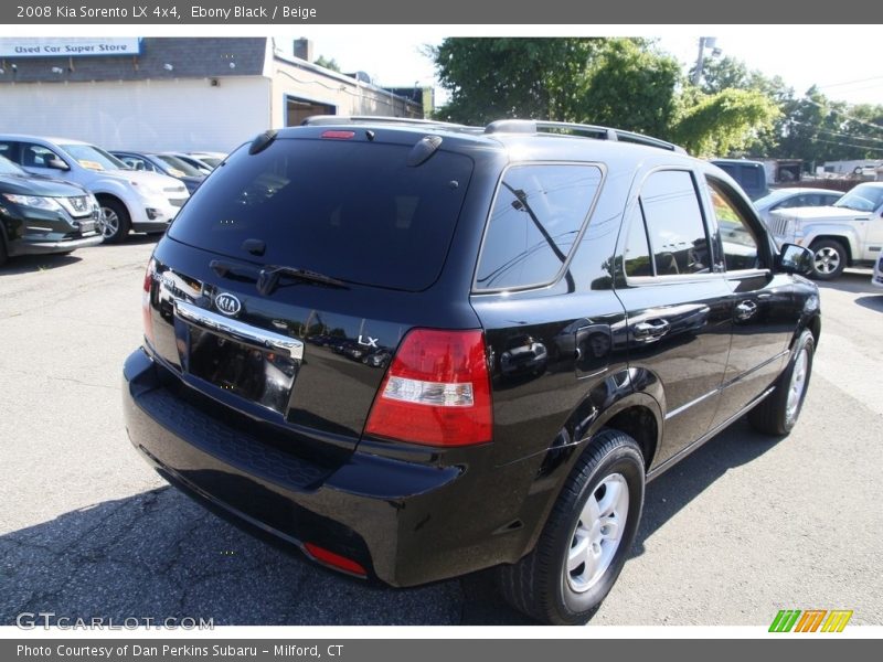 Ebony Black / Beige 2008 Kia Sorento LX 4x4